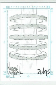 Stargate SG-1 Season 5 SketchaFEX Sketch Card Warren Martineck Rings - Picture 1 of 1