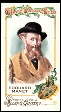 2014 Topps Allen and Ginter Mini Where Nature Ends #WNE19 Edouard Manet