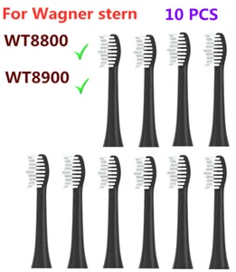 10Pcs Zahnbürstenköpfe NUR für Wagner Stern Whiten+ Edition / WT8800 /WT8900 bk - Bild 1 von 2