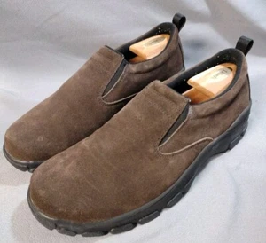 Red Head Moc Herren 11,5 Braun Wildleder Slipper Schuhe Freizeit Guter Zustand - Bild 1 von 16