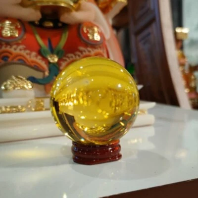 真正黄色纳加眼球宝石水晶护身符奇迹圣石高品质 — 第 1/4 张图片