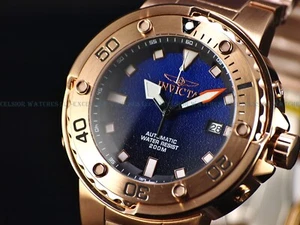 NOS Invicta Men's 49mm GRAND SCUBA Pro Diver NH35A Automatic Rose Tone SS Watch - Picture 1 of 10