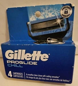 Gillette ProGlide CHILL Herren Rasierklingen Nachfüllkassetten - 4 CT - Bild 1 von 1