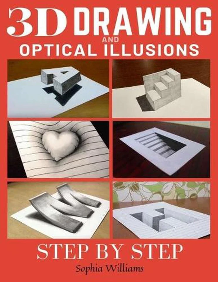 3d Drawing and Optical Illusions: How to Draw Optical Illusions and 3d Art Step  - Image 1 of 1