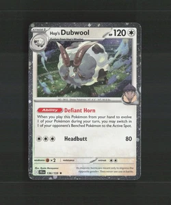 Hop's Dubwool 136/159 Reise zusammen Kosmos Holo Rare SWIRL Pokemon Karte NM - Bild 1 von 10