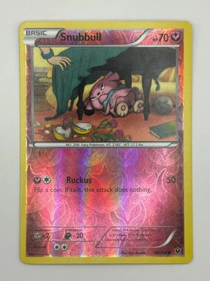 Snubbull 68/124 (HP) - Fates Collide Reverse Holo Common - Image 1 of 2
