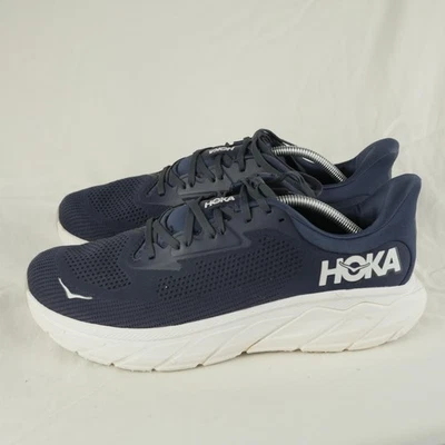 Hoka One One Arahi 7 Zapatos Para Hombres Talla 11 Anchos 2E Azul Marino Tenis para Correr Atléticos Foto 1 de 4