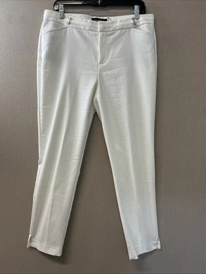 Pantalones blancos al tobillo Ivanka Trump talla 12 D1201331 Foto 1 de 4
