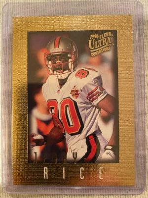 1996 Fleer Ultra Sensations - Jerry Rice #91 San Francisco 49ers - Image 1 of 2