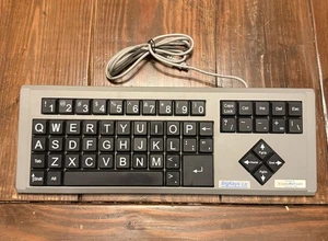 BIG KEYS LX Greystone Digital Große Tasten QWERTZ Tastatur PS/2 Computer - Bild 1 von 6