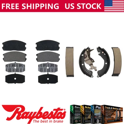 Element3 Front Metallic Brake Pads & Rear Shoes For 1985-1990 Dodge Colt - Image 1 of 4