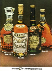 1973 Hennessy Cognac Bar Decor vintage Print Ad 70's Advertisement - Picture 1 of 1