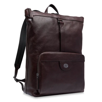 The Bridge Backpack Man Business Fabio Line Brown Leather Ruthenium 063144D3-KE - Image 1 of 4