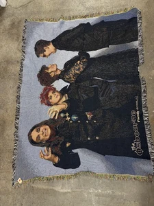 Vintage The Osbourne Family Blanket Throw 70x51 MTV TV Show Ozzy Sharon Y2K 90s - Picture 1 of 16