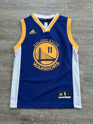 Adidas 2016 Golden State Warriors Jersey Klay Thompson Youth Boys Small Blue - Image 1 of 4