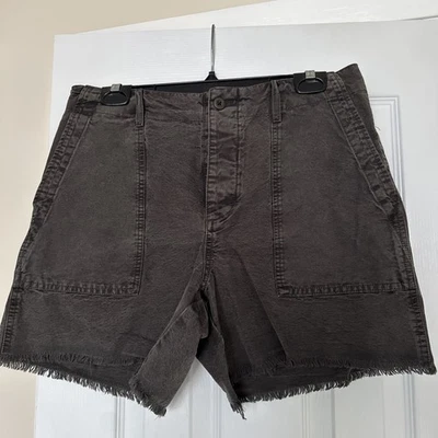 Lucky Brand Shorts Womens Size 8 Brown High Waist Made USA - Image 1 of 4