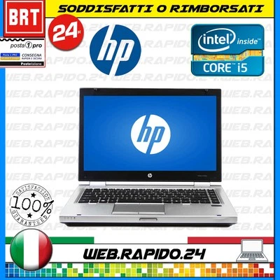 N65_PC NOTEBOOK HP ELITEBOOK 8470P 14 CPU i5 3320M RAM 4GB SSD 128GB LEGGERE! - Immagine 1 di 4