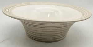 Pottery Barn Sole Italy Ceramic Large Rimmed Pasta Bowl Gray Textured 11.5" - Picture 1 of 18