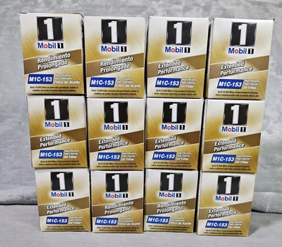 Lote 12 Mobil 1 Filtro Aceite M1C-153 Mazda 3 5 6 CX-7 Ford Escape Mercury Milan Foto 1 de 4