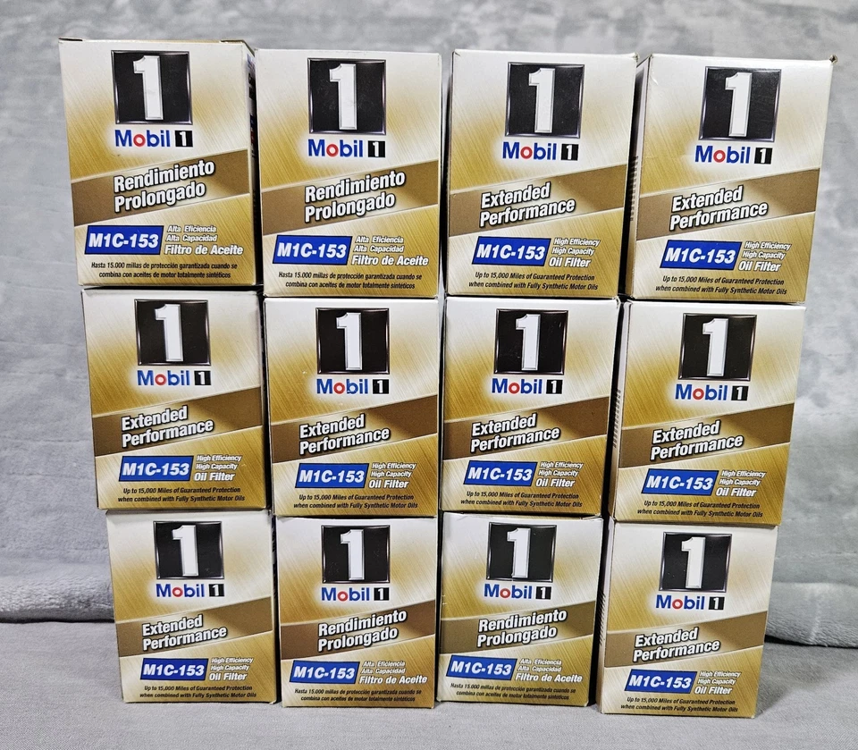 Lot 12 Mobil 1 Oil Filter M1C-153 Mazda 3 5 6 CX-7 Ford Escape Mercury Milan - Image 1 of 4