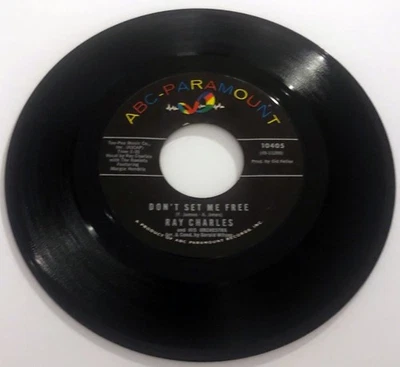 DON'T SET ME FREE / BRIGHTEST SMILE RAY CHARLES VG++ VINYL 45 1st PRESS 1963 BIN - Image 1 of 4