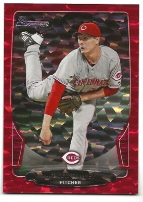 Homer Bailey 2013 Bowman Red Ice /25 Cincinnati Reds - Image 1 of 2