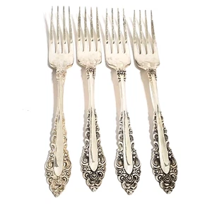 Oneida Community Royal Grandeur 4 Dinner Forks Silver-Plate - Picture 1 of 5