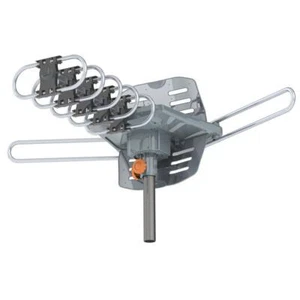 1080P 4K HDTV 150Miles Outdoor Amplified HD TV Antenna Rotate Remote 360°UHF VHF - Picture 1 of 12