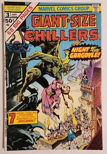 Giant-Size Chillers #3 (1975, Marvel) VF+ "Night of the Gargoyle!"