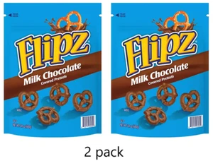2 pack Flipz Milk Chocolate Covered Pretzels, 24 oz. FREE shipping - Picture 1 of 2
