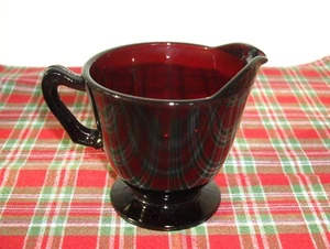 Vintage Anchor Hocking Glass ROYAL RUBY RED Creamer ~ - Picture 1 of 4