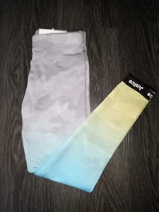 Girls justice high waist active ombre camo logo legging 6 new  - Picture 1 of 2