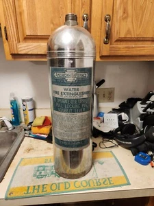 American LaFrance Water Fire Extinguisher Model PCW 2.5 Gallon Stainless Steel - Picture 1 of 9