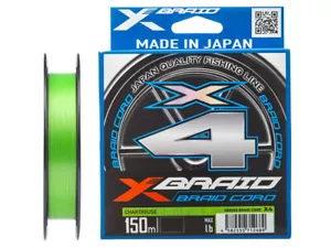 NUOVO YGK X-Braid Treccia Cord X4 150m Linea Intrecciata Made in Japan - Foto 1 di 1