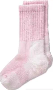 Thorlos L10784 Bubblegum Outdoor Crew 1-Pair Pack Socks Girls Kids Size 12.5C-3Y - Picture 1 of 1
