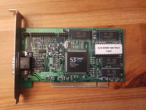 ELSA Winner 1000 TRIO/V - S3 Trio64+ P1E3BF - PCI - 2MB EDO RAM - Afbeelding 1 van 4