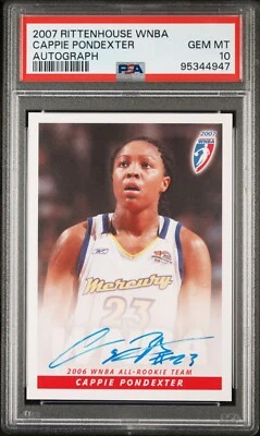 2007 Rittenhouse WNBA Cappie Pondexter Autograph PSA 10 - POP 8!!! - Image 1 of 2