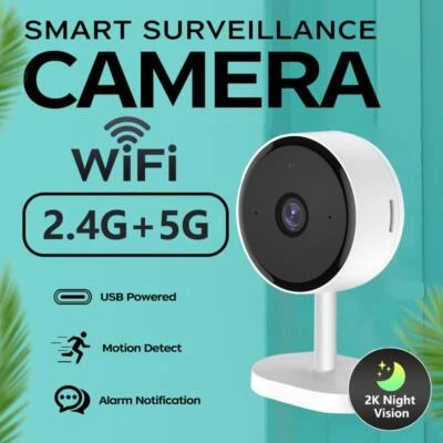 【Alaga AI 2K FHD MINI 2.4G/5G WiFi Camera】with 3-Year Warranty, Dual-Band - Photo 1/4