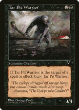 1X Tar Pit Warrior Visions NM/EX MTG CARD