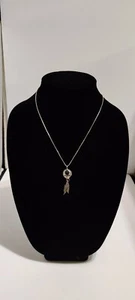 "Colgante de plata de ley 925 y collar de plata de 18"" de 5,8 gramos" - Imagen 1 de 6