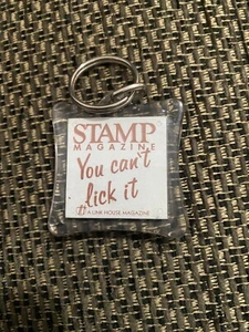 Commemorative One Penny Red postage stamp 150th anniversary keyring from 1991 - Picture 1 of 2