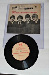 1964 The Beatles Official Fan Club Christmas Flexi Disc RARE - Picture 1 of 3
