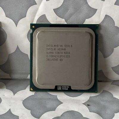 Intel Xeon E5410 4 Core Server CPU @ 2.33GHz LGA771 SLANW PROCESSOR - Image 1 of 4
