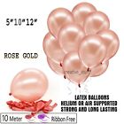 Rose Gold Balloon Birthday Wedding Party Bride Baby Shower Engaged Latex 5"10"12