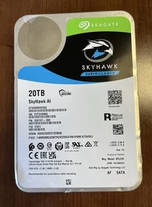 (Not Working0 Seagate 20TB SkyHawk AI 3.5", SATA III) 20TB Internal Hard Drive - Picture 1 of 4