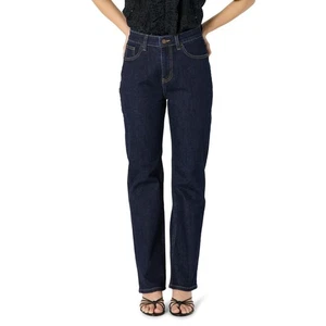 The Drop Damen Janine Slim Straight Leg, Dark Indigo, 35, Übergröße - Bild 1 von 1