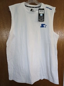 NWT Starter Sleeveless White Tank Shirt Men's Size Medium - Picture 1 of 5