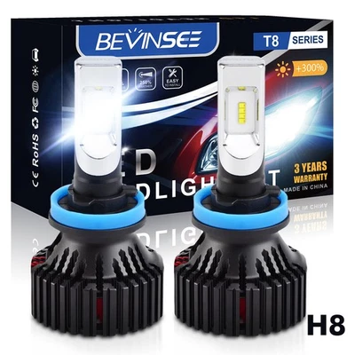 Bombillas de faros LED H8 H11 6000 K para Lexus ES350 2010-2018 blanco súper brillante Foto 1 de 4