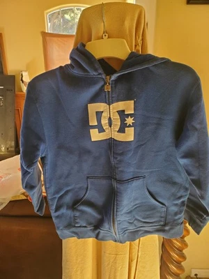 Sudadera con capucha DC azul real cremallera completa para mujer mediana Foto 1 de 4