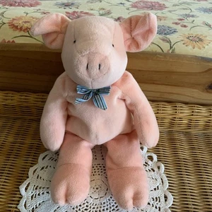"Juguete gorro de felpa suave Marks & Spencer Pig 14"" St Michael M&S 9782 051" - Imagen 1 de 7